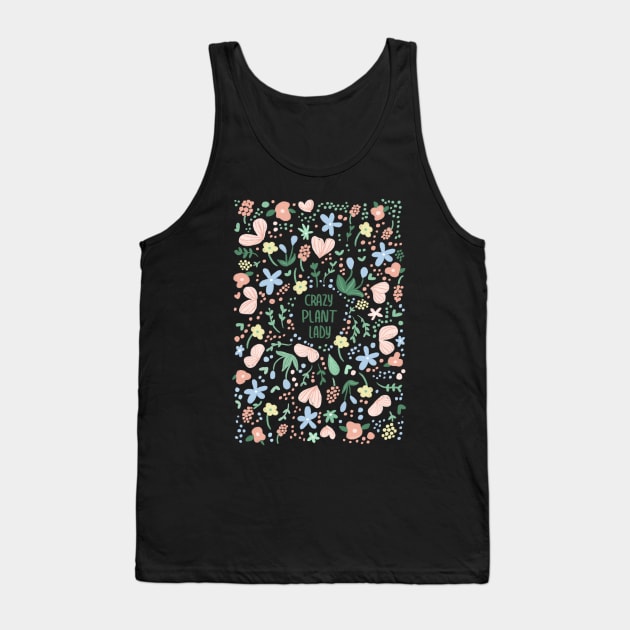 Crazy plant lady Tank Top by Valeria Frustaci 